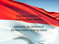 Indonesian National Anthem-[Indonesia Raya]