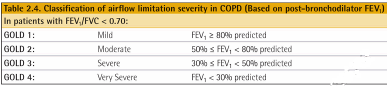 COPD severity assessment