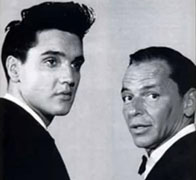 Elvis Presley and Frank Sinatra