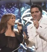 Elvis Presley & Celine Dion duet : 1968 - 2009