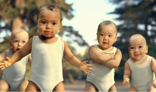 Evian Baby Dance-Black Eyed Peas