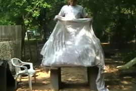 Self Vanishing: a mirror under the table