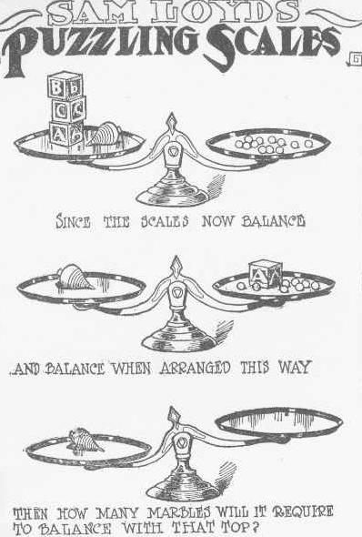 Puzzling scales