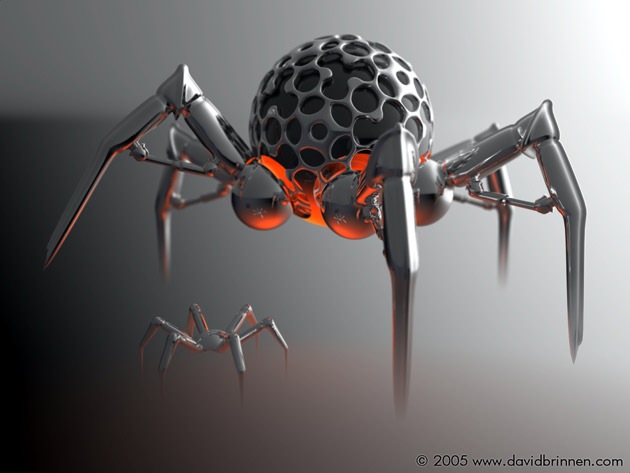 3d robot illustrations