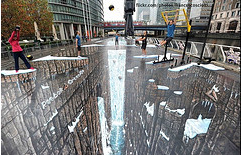 3D street art