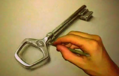 Crazy Drawing illusion 3D - The Key