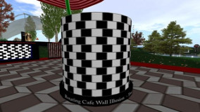 Rotating Cafe wall illusion
