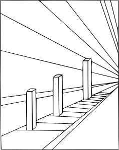 Ponzo Illusion - Three rectangles