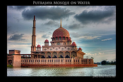 Putra Mosque,(Masjid Putra) in Putrajaya, Malaysia