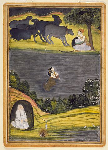 Sohni Swims to Meet Her Lover Mahinwal