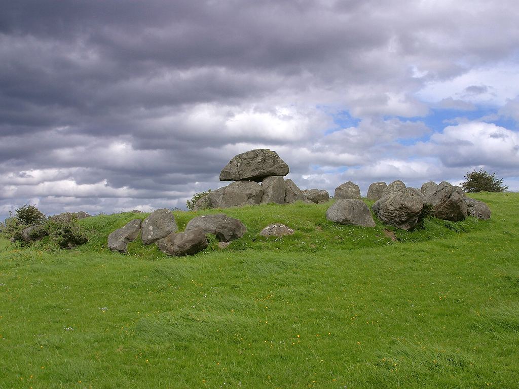 One of the tombs at Carrowmore.