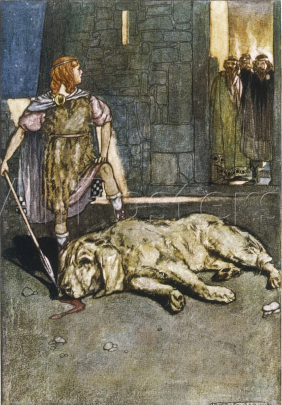Cuchulainn Slays the Hound of Culain