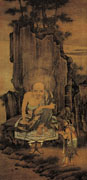 Luohan, hanging scroll