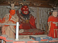 Laughing En'ma Daio at Saimyoji Temple, Japan