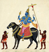 Yama on buffalo (Hinduism)