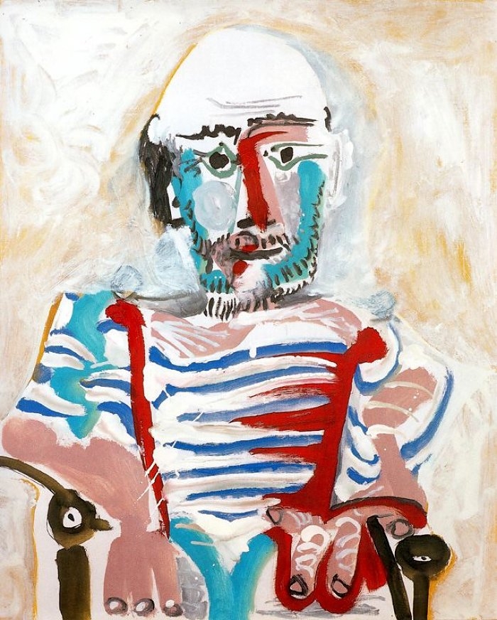 Homme assis (autoportrait) 1965