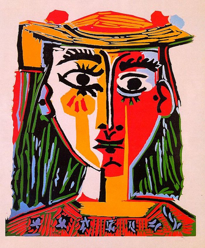 Bust Of A Woman With A Hat  (1962)