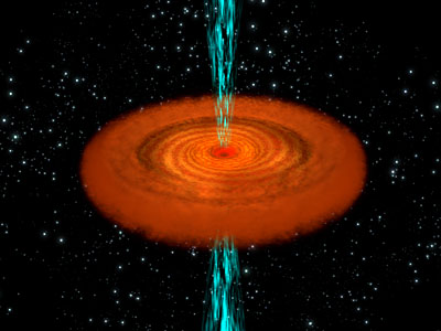 A broad absorption line (BAL) quasar.